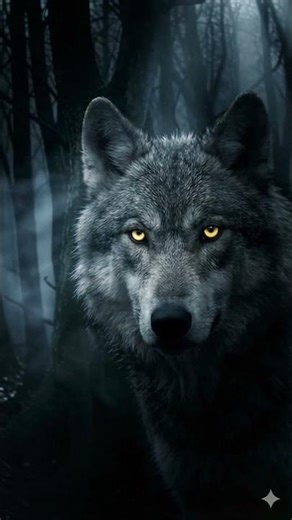 How Wolves See in the Dark 👀🌑 | Fang the Alpha Wolf #wildmindai #motivation #animalintelligence