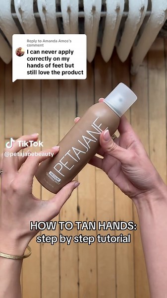 Replying to @Amanda Amos we’ve got you! Here is a step by step guide on how to tan your hands (and feet)