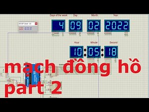 Mô phỏng code mạch đồng hồ led 7 đoạn + Arduino + ic 74hc595 phần 2