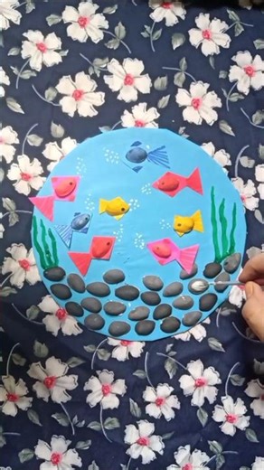 creative pista shell🐟🐠 fish craft #shorts#ytshorts