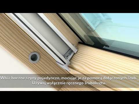 Łatwy montaż rolet dachowych dla okien velux®, fakro, roto