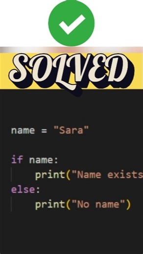 Solution (if else) 3 #python