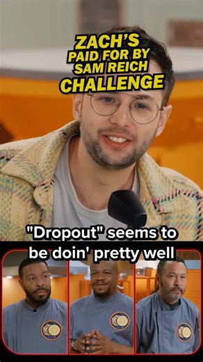 Gastronauts | Dinner on Sam Reich! 🕺🤑 ▶️ Watch the season finale of Gastronauts on Dropout.tv! #gastronauts #dropout #tryguys #zachkornfeld #samreich | Instagram