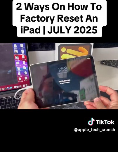 2 Ways to Factory Reset Your iPad in 2025