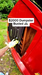 I got busted trying to grab a $2000 shelving unit! They asked me to leave but I went back in 20 minutes and got it 😆 #dumpsterdiving #home #furniture #police #reels | Dumpster Dive King