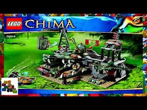 LEGO instructions - Chima - 70014 - The Croc Swamp Hideout (Book 3)