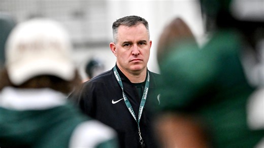 Michigan State football coach Pat Fitzgerald talks early practices