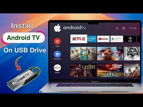 How to install android tv on a usb drive and use it on Mac