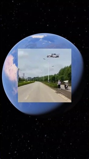 🌫️🧐 Flying Car Is The Real on google Earth 🌍 #shorts #googlemaps #googleearth #map