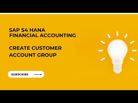 SAP FI - Configuration | Create Customer Account Group | Transaction Code OBD2