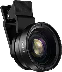 iOgrapher Compact and Portable Lens Clip-On - Easy to Use, Compatible with 37mm Lenses - Seamless Attachment, Durable Material and Steady Grip for iPhone & Android (Lens Not Included)