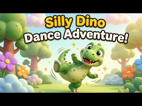 Silly Dino Dance Adventure | Fun Dancing Dinosaur for Kids
