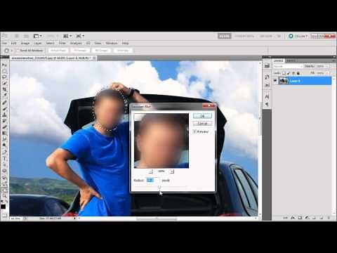 60 Second Photoshop Tutorial : Blur Faces and License Plates -HD-