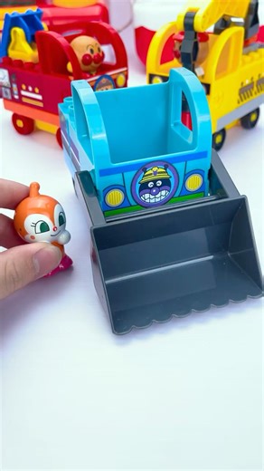 ASMR Unboxing BlockLabo Anpanman Exciting Vehicle Block Bucket Videos #asmr #anpanman #shorts