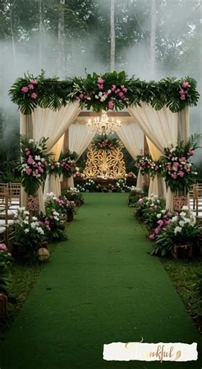 Tropical Elegance: Wedding Aisle Inspired by Indonesia’s Beauty