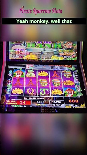 Monkey In The Bank slot: 20 Spins AND RETRIGGER #shorts