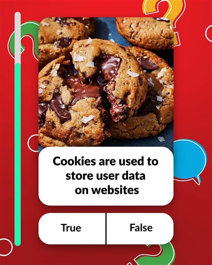 🍪 #TriviaThursday pop quiz! True or False? Cookies are used to store user data on websites. ✅ Answer: True! Here’s the scoop: Website “cookies” aren’t the chocolate chip kind (sadly). Instead, they’re small files that help sites remember things like your login info, shopping cart, or preferences, making your online experience smoother and more personalized. 💻✨ At Kosciusko Connect, we make sure your internet is fast and reliable so you can enjoy all the sweet parts of being online (no crumbs r