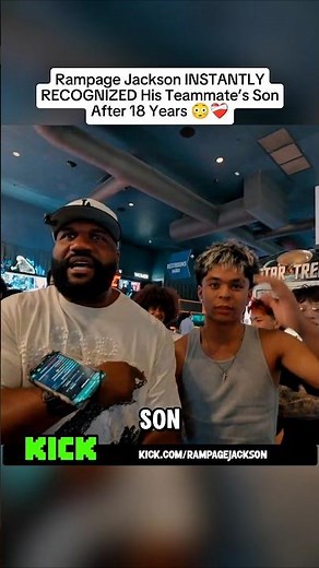 Rampage Jackson INSTANTLY RECOGNIZED His Teammate's Son After 18 Years #rampagejackson #rampage