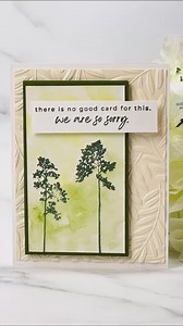 Watch how easy it is to create beautiful, heartfelt sympathy cards with this stamp set and a bit of watercolor. ✨ https://unitystamp.co/j3o 🌿 Serene Silhouettes {available in both red rubber or clear} | Unity Stamp Company