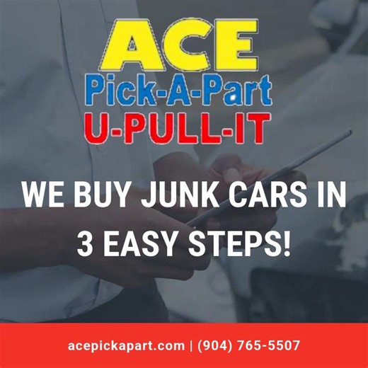 Got a clunker taking up space? Turn that junk car into cash at Ace Pick A Part - U Pull It—we'll buy it in three easy steps! Check out our website (link in bio) to learn more and start your spring cleaning. ☀️ | Ace Pick A Part - U Pull It | Facebook