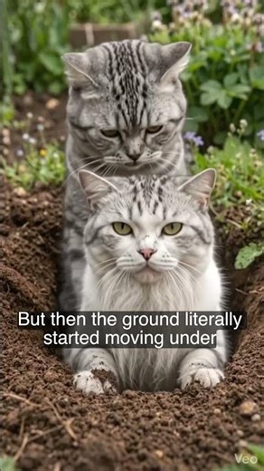 Digging... and found a FREE house?! 🏠😹#shorts #funnycat #catvideo #aicat #viral #meme #cats #lol
