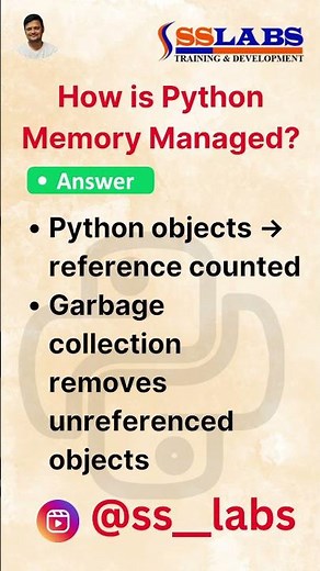 Python Memory Management | SSLabs Short