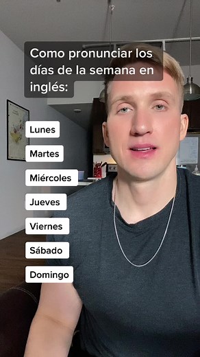 Días de la semana en inglés: Pronunciación y vocabulario
