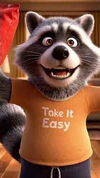 Rick the Raccoon Tries Yoga (And Fails Miserably!) 🧘‍♂️😂 | Funny 3D Animation