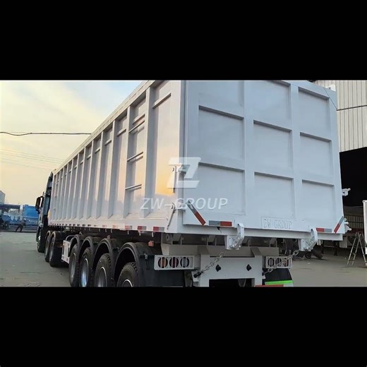4 Axle Rear Dump Trailer: The Ultimate Solution for Efficient Bulk Transport | ZW GROUP #zwgroup