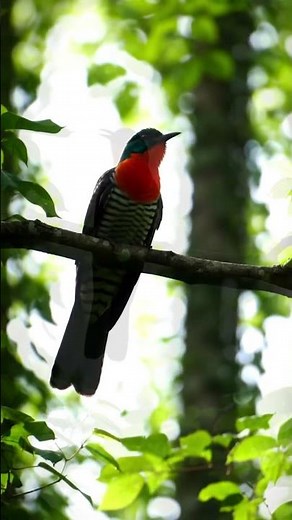 Red-Chested Cuckoo Bird Sound (Piet-My-Vrou) — 4k Close-Up Call That Made Me Stop Breathing #shorts