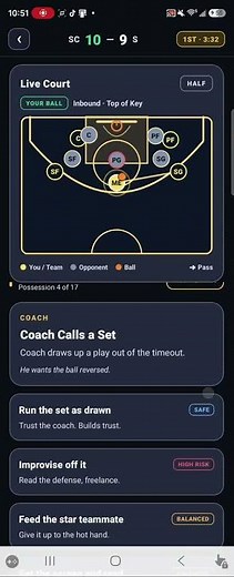 Pro Basketball My Career Sim