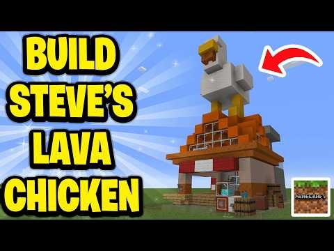 How To Build Steve's Lava Chicken In Minecraft