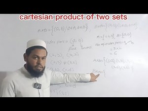 How to find Cartesian product of two sets