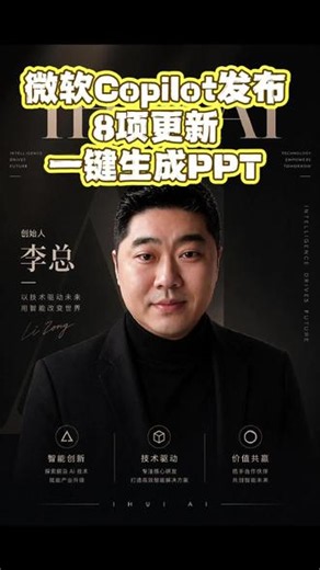 微软Copilot发布8项更新一键生成PPT 微软Copilot发布8项更新 一键生成PPT #AI #微软 #Copilot #办公软件 #热点