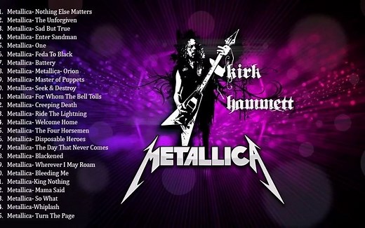 金属乐队 精选合集Metallica Greatest Hits _ Best Songs Of Metallica Playlist HQ