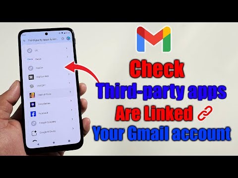 How to check app linked in my Gmail account