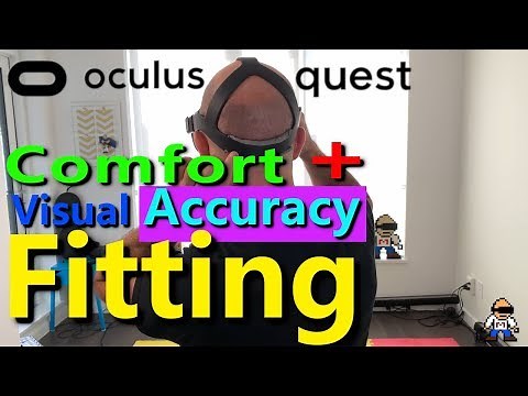 Oculus Quest Comfort & Fit for Visuals + Reduce Motion Sickness *You May Be Wearing it WRONG*