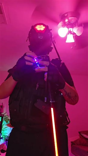 haloween gonna be lit! #cosplay #haloween #costume #cyberpunk #8months