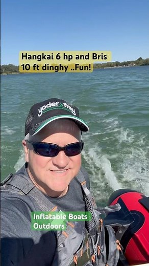 Inflatable Boats | Hangkai 6 hp motor and 10 ft Bris Boat #everythingoutdoors #inflatableboats #Bris