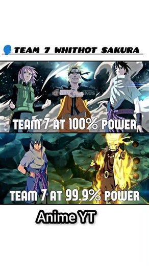 0.1% power is sakura because he is useless #anime #animememe #memes #short #popular #animeyt