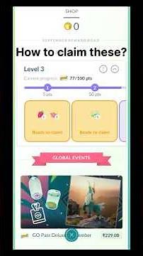 How to claim rewards in pokemon go? Answer is in the video. #pokemon #pokemongo #rewards