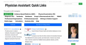 Research Guides: *Physician Assistant: PANCE