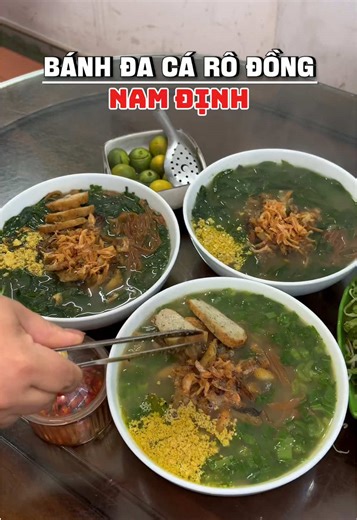 Khám Phá Bánh Đa Cá Rô Đồng Tại Nam Định