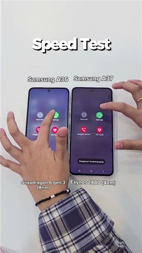 Speed Test Samsung Galaxy A36 5g vs A37 5G!!🤩#tokopdacom #samsungindonesia