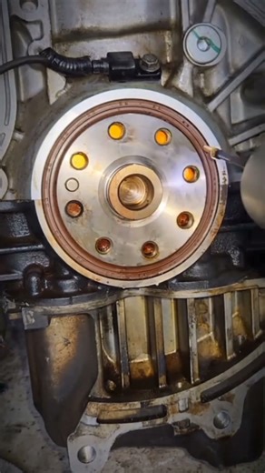 🔧 Skillful Hands at Work – Engine Oil Seal Removal Trick #shortsfeed