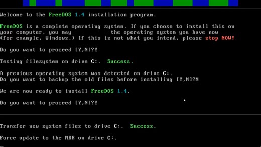 86box虚拟机运行freedos