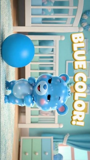 Bubble bear funny blue colour video |