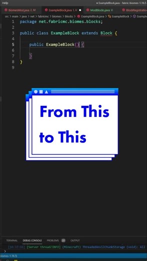 the birth of custom blocks #howdidigofromthistothischallenge✨ #custommodpack #mc #minecraftforyo