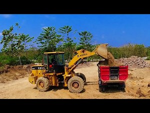 Heavy Equipment Wheel Loader Loading Truck