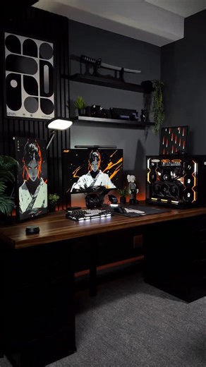 Build 🤍🧡 . #setup #pcgamer #gamingpc #desksetup #gamingsetup #setupgamer | Magic Tech